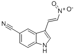 5-CYANO-3-(2-NITROVINYL)INDOLE Structural