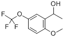 1-[2-METHOXY-5-(TRIFLUOROMETHOXY)PHENYL]ETHAN-1-OL Structural