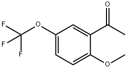 2'-METHOXY-5'-(TRIFLUOROMETHOXY)ACETOPHENONE Structural