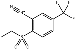 2-(Ethylsulfonyl)-5-(trifluoromethyl)benzenediazonium