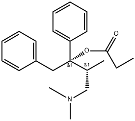 alpha-(+)-4-Dimethylamino-1,2-diphenyl-3-methyl-2-butanol propionate ester