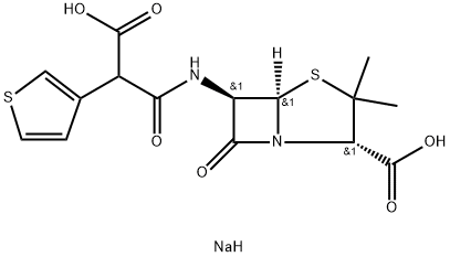 Ticarcillin disodium salt Structural