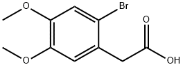 2-BROMO-4,5-DIMETHOXYPHENYLACETIC ACID Structural