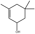 3,5,5-TRIMETHYL-2-CYCLOHEXEN-1-OL Structural