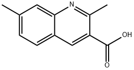 2,7-DIMETHYLQUINOLINE-3-CARBOXYLIC ACID Structural