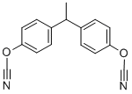 1,1-Bis(4-cyanatophenyl)ethane Structural