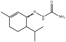 Hydrazinecarboxamide, 2-3-methyl-6-(1-methylethyl)-2-cyclohexen-1-ylidene- Structural