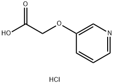 (PYRIDIN-3-YLOXY)-ACETIC ACID HYDROCHLORIDE Structural