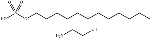 (2-hydroxyethyl)ammonium dodecylsulphate  Structural