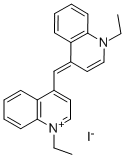 1,1'-DIETHYL-4,4'-CYANINE IODIDE Structural