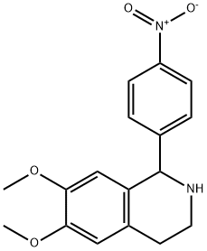 6,7-DIMETHOXY-1-(4-NITRO-PHENYL)-1,2,3,4-TETRAHYDRO-ISOQUINOLINE Structural