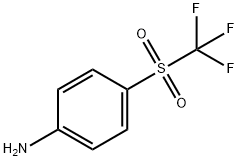 4-(TRIFLUOROMETHYLSULFONYL)ANILINE Structural