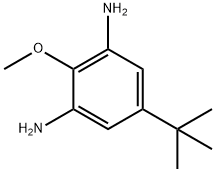 4-tert-Butyl-2,6-diaminoanisole Structural