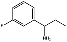 1-(3-FLUOROPHENYL)PROPYLAMINE Structural