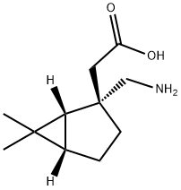 Bicyclo[3.1.0]hexane-2-acetic acid, 2-(aminomethyl)-6,6-dimethyl-, (1R,2S,5S)- (9CI) Structural
