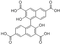 1,1'-BIS(2-HYDROXY-3,6-NAPHTHALENEDICARBOXYLIC ACID) Structural