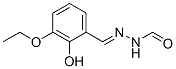Hydrazinecarboxaldehyde, [(3-ethoxy-2-hydroxyphenyl)methylene]- (9CI) Structural