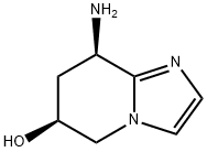 Imidazo[1,2-a]pyridin-6-ol, 8-amino-5,6,7,8-tetrahydro-, (6S,8R)- (9CI) Structural