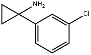 1-(3-CHLORO-PHENYL)-CYCLOPROPYLAMINE Structural