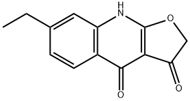 Furo[2,3-b]quinoline-3,4(2H,9H)-dione, 7-ethyl- (9CI) Structural