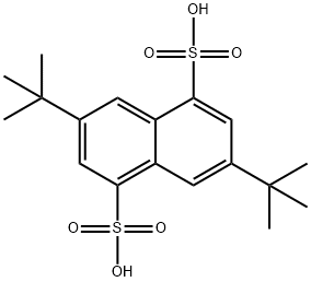 3,7-di-tert-butylnaphthalene-1,5-disulphonic acid Structural