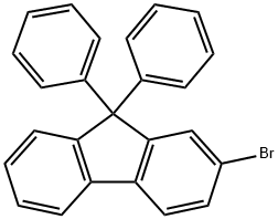 2-Bromo-9,9-diphenylfluorene Structural