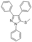 5-METHYLTHIO-1,3,4-TRIPHENYL-1H-PYRAZOLE