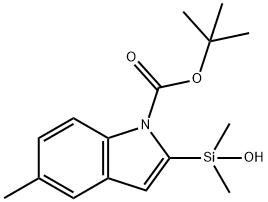 1-BOC-2-(HYDROXY-DIMETHYL-SILANYL)-5-METHYL-INDOLE