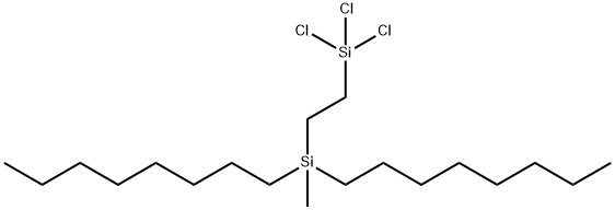 (DI-N-OCTYLMETHYLSILYL)ETHYLTRICHLOROSILANE