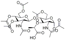 GlcNAc-1--4-MurNAc(OAc)5 Structural