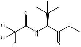 L-VALINE, 3-METHYL-N-(2,2,2-TRICHLOROACETYL)-, METHYL ESTER Structural