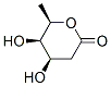 D-lyxo-Hexonic acid, 2,6-dideoxy-, delta-lactone (9CI) Structural