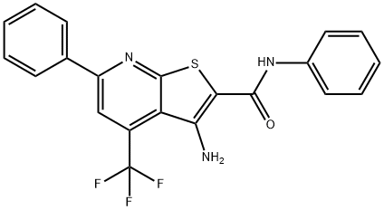 3-amino-N,6-diphenyl-4-(trifluoromethyl)thieno[2,3-b]pyridine-2-carboxamide