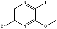 5-BROMO-2-IODO-3-METHOXYPYRAZINE Structural