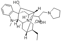 (17R,21-alpha)-17,21-Dihydroxy-4-(2-hydroxy-3-pyrrolidinopropyl)ajmala nium