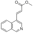 METHYL 3-ISOQUINOLIN-4-YL-ACRYLATE Structural