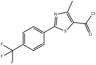 4-METHYL-2-[4-(TRIFLUOROMETHYL)PHENYL]-1,3-THIAZOLE-5-CARBONYL CHLORIDE