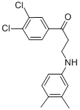 1-(3,4-DICHLOROPHENYL)-3-(3,4-DIMETHYLANILINO)-1-PROPANONE