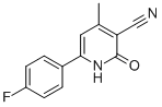 6-(4-FLUOROPHENYL)-1,2-DIHYDRO-4-METHYL-2-OXOPYRIDINE-3-CARBONITRILE