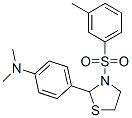 Thiazolidine, 2-[4-(dimethylamino)phenyl]-3-[(3-methylphenyl)sulfonyl]- (9CI) Structural