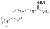 AMINO([4-(TRIFLUOROMETHYL)BENZYL]SULFANYL)METHANIMINIUM CHLORIDE Structural