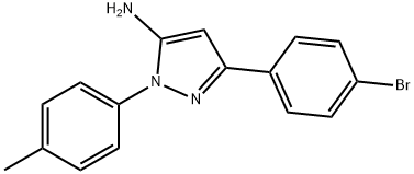 3-(4-BROMOPHENYL)-1-(4-METHYLPHENYL)-1H-PYRAZOL-5-AMINE Structural