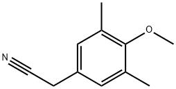 Benzeneacetonitrile, 4-methoxy-3,5-dimethyl- (9CI) Structural