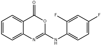 2-(2,4-DIFLUOROANILINO)-4H-3,1-BENZOXAZIN-4-ONE