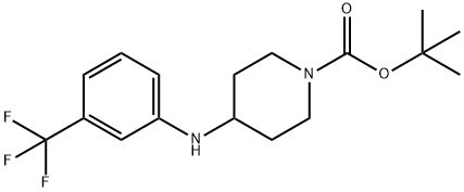 1-BOC-4-(3-TRIFLUOROMETHYL-PHENYLAMINO)-PIPERIDINE Structural