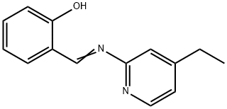 Phenol, 2-[[(4-ethyl-2-pyridinyl)imino]methyl]- (9CI) Structural