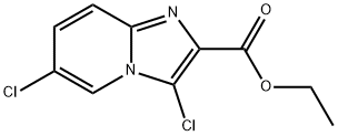 ETHYL 3,6-DICHLOROIMIDAZO[1,2-A]PYRIDINE-2-CARBOXYLATE Structural