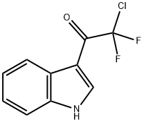 Ethanone, 2-chloro-2,2-difluoro-1-(1H-indol-3-yl)- (9CI) Structural