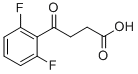 4-(2,6-DIFLUOROPHENYL)-4-OXOBUTYRIC ACID Structural