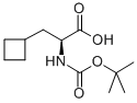 (S)-2-(tert-butoxycarbonylamino)-3-cyclobutylpropanoic acid Structural